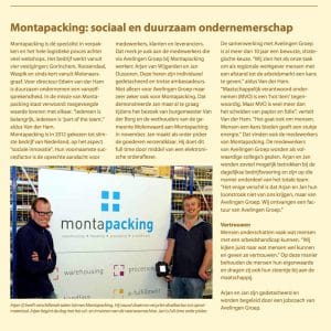 bij Monta Montapacking: sociaal en duurzaam ondernemerschap