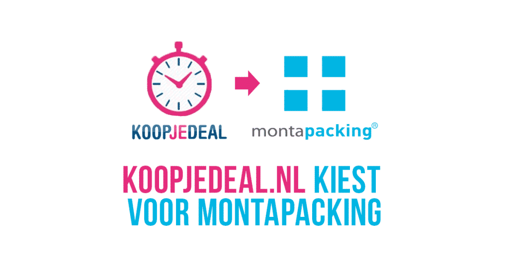 Koopjedeal.nl kiest voor Montapacking