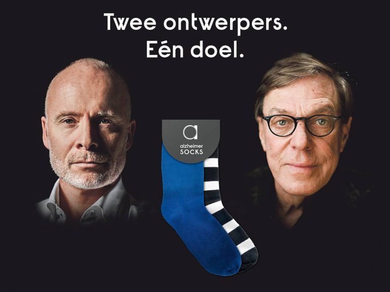 Nederlandse topdesigners ontwerpen Alzheimer SOCKS in strijd tegen de ziekte van Alzheimer