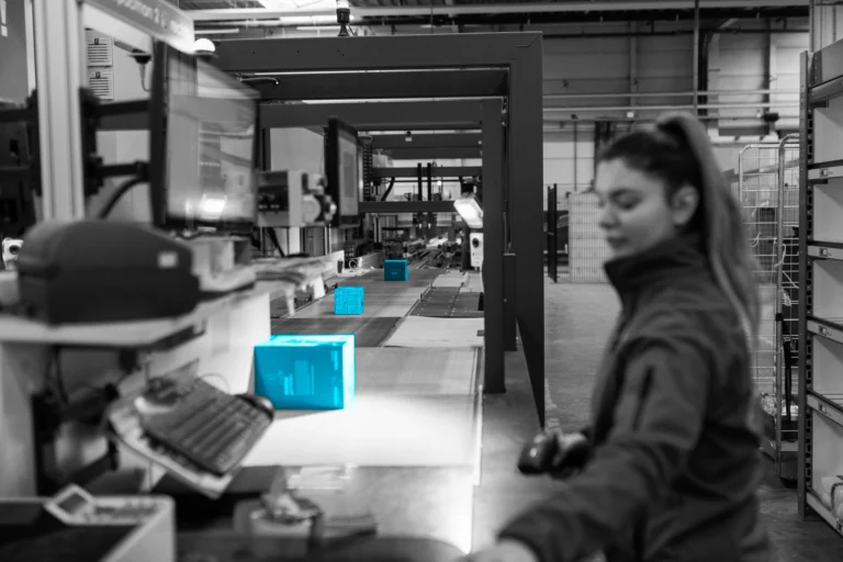 Monta inpakmachine aan het werk in Bleskensgraaf