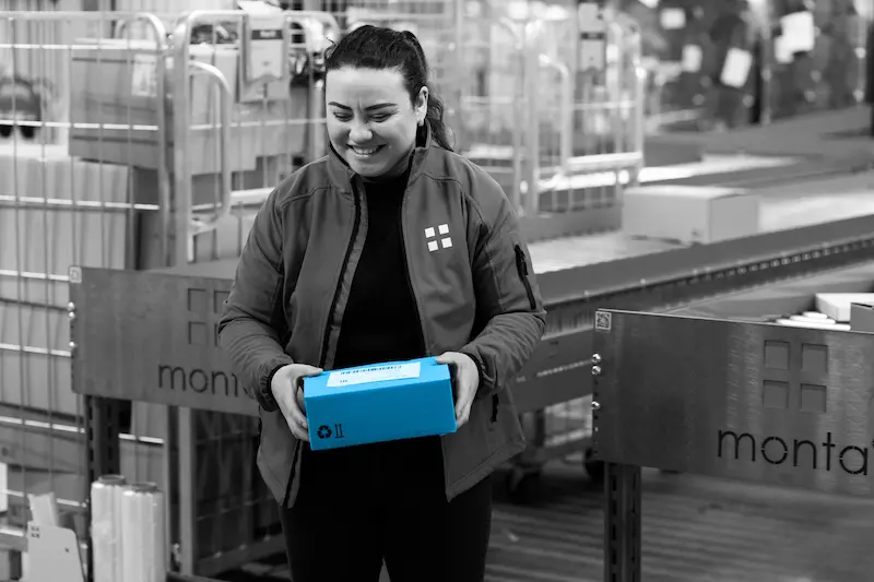 verzend dashboard voor MontaShip